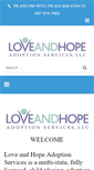 Mobile Screenshot of loveandhopeadoptions.org